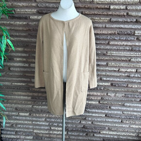 J Crew Juliette Merino Wool Blend Open Drape Duster Cardigan Sweater Size Small - Picture 9 of 9